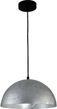 Masterlight Pendelleuchte Larino G&S 1-flammig Stahl Blattsilber Ø30cm [EEK: A+++]