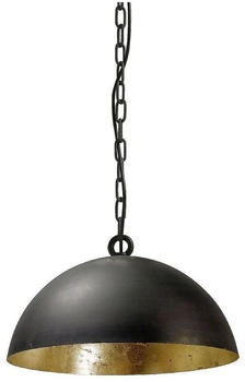 Masterlight Pendelleuchte Larino 1-flammig Stahl Schwarz-Blattgold Ø40cm [EEK: A+++]