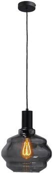 Masterlight Pendelleuchte Porto 1-flammig Glas Schwarz-Transparent Ø24cm [EEK: A+++]
