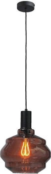 Masterlight Pendelleuchte Porto 1-flammig Glas Rot-Transparent Ø24cm [EEK: A+++]