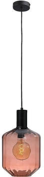Masterlight Pendelleuchte Porto 1-flammig Glas Rot-Transparent Ø19cm [EEK: A+++]