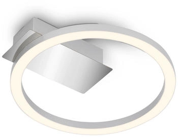 Briloner LED Deckenleuchte, 21 cm, 5W, 500lm, chrom-matt (3778014)