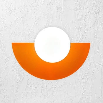Bamyum Wandleuchte Innen Vintage Metall, Retro Wandlampe - orange Metall BMM7195YYYY08