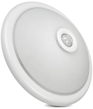 Maclean MCE324 Deckenleuchte mit Bewegungs- und Dämmerungssensor Innenleuchte PIR Lampe Beleuchtung max 40W IP20 360 °E27 (Deckenleuchte)