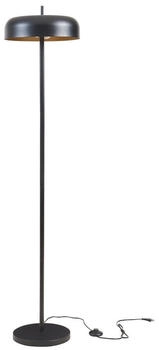 Luxpro Stehlampe Barton 2-flammig Lampe für Wohnzimmer 159 cm hoch Schwarz Stehleuchte industrial Standleuchte für innen Metall (PXQD-0064)
