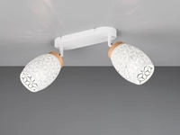 REALITY Leuchten Deckenstrahler "BIDAR 2-flammig, exkl 2x E14 max 10W, Wand- oder