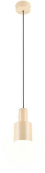 Trio Leuchten Pendelleuchte Agudo 319400144, Metall Beige, exkl. 1x E27