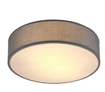 Monzana Deckenlampe Stoff 30 cm Grau 1-flammig E27 Deckenleuchte Wohnzimmer Schlafzimmer Stoffdeckenlampe - grau Textil (8d0edbfc-9d8d-4ba1-b489-e68dd0805272)