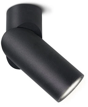 SSC-LUXon LED Aufbaustrahler TOBI-L Aufbauspot schwenkbar schwarz LED GU10 dimmbar neutralweiß 7W, Neutralweiß, Energieeffizienzklasse F (März 2021) (SSC-5756)
