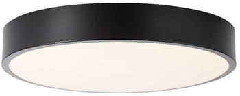 Lightbox Deckenleuchte, LED fest integriert, Warmwei&szlig;, LED-Deckenleuchte, &Oslash; 33 cm, 2400 lm, 3000 K, schwarz/wei&szlig; (LB00002977)