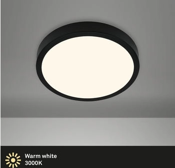 Briloner 3700-015 - LED-Deckenleuchte RUNA LED/16W/230V 3000K d 28 cm schwarz