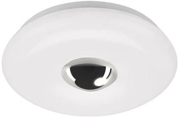 Briloner LED Deckenleuchte, Ø 29 cm, LED-Platine, 12 W, 1200 lm, weiß-chrom (2300-018)