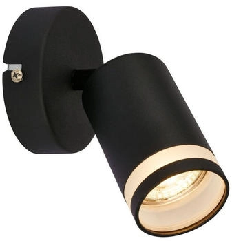 Briloner Leuchten Deckenleuchte 2832015, ohne Leuchtmittel, 2700K - Extra-Warmweiß, Wandlampe Innen 16x8x8 cm Schwarz GU10 max. 9W Bettlampe Schlafzimmer