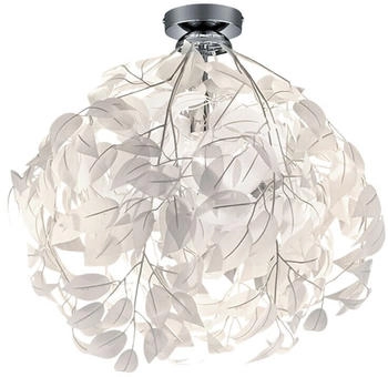 RL Deckenleuchte Deckenlampe Blätter Design weiß Chrom H [EEK: Nicht bewertet] (137005)