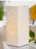 Gilde Design Lampe - Tischlampe aus Porzellan - Deko Wohnzimmer - Höhe 27 cm (32164)