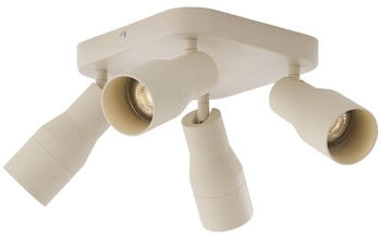QAZQA Beige GU10 Deckenstrahler 50 mm quadratisch 4-flammig - Stanley (108463)