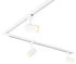 QAZQA Modern weißes Schienensystem Komplettset I Spotlight I Deckenspot I Deckenstrahler I Strahler mit 5-flammig Spot I Lampe I Leuchte (102489)
