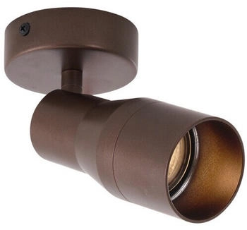 QAZQA Moderne Deckenleuchte Dunkelbronze GU10 50mm rund - Stanley (108453)