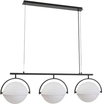 Lucande Hängeleuchte Helva, weiß ,3-flg., 108cm, drehbar