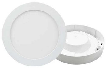 Luxula LED CCT Deckenleuchte Aufbauleuchte - 24W - 2565lm -3000K 4000K 6000K - ⌀247x35mm rund (LX300203)