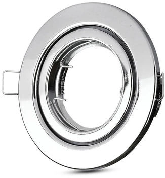 V-TAC LED-Strahler - Einbaustrahler - GU10 - IP20 - Edelstahl - Modell Nr: - VT-7227RD-SS 99x30.8mm
