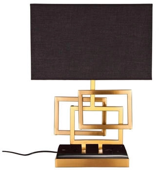 Riess-Ambiente Tischleuchte ATLANTIS 56cm gold, ohne Leuchtmittel, Modern Design (39098)