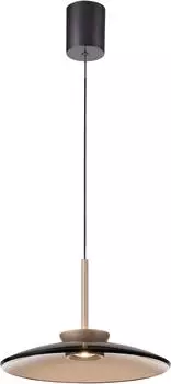 Paul Neuhaus PURE LED-Hängelampe E-Moon bronze Glas/Aluminium Ø 50 cm CCT (2195-97)
