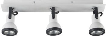 Beliani Deckenleuchte, Weiß, Metall, Gu10, 44x12x7 cm, , Innenbeleuchtung, Deckenleuchten (800000471793)