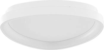 Beliani Deckenleuchte, Weiß, Metall, LED integriert, 40x13x42 cm, , Innenbeleuchtung, Deckenleuchten (800000471802)