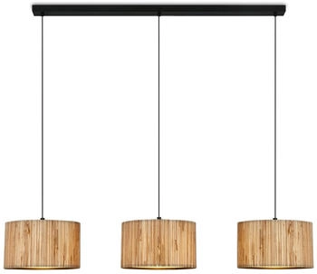 Briloner Slama Pendelleuchte, Seegras Schirm, E27 Fassung, Natur (4855034)