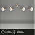 Briloner Leuchten 2049-042, , , ohne Leuchtmittel, Warmweiß, Deckenlampe, 79x19cm, Satin-Weiß, max.40W, E14, Wohnzimmer, Flur