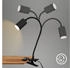 Briloner Fleks Schreibtischlampe, Schwenkbar, Klemmbar, Schwarz (2176015)