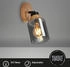 Briloner Leselampe, Wandleuchte Innen, Lampe, Wandlampe Innen, Schwenkbar, Wohnzimmerlampe, Schwarz (2485015)