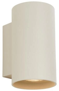 QAZQA Moderne Wandleuchte Beige GU10 50 mm rund 2-flammig - Sandy (108445)