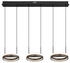 Globo GLOBO LED-Pendelleuchte DELLA 67179H2 grau schwarz Metall Kunststoff B/H/L: ca. 20,6x150x82 cm 1.0 Brennstellen (135171)