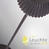 B.K.Licht Briloner Riffle Stehlampe - 4,2W, 400lm, Akku, LED, Dimmbar, Touch, German Design Award Winner 2025, Anthrazit