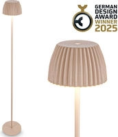 Briloner Leuchten LED Stehlampe "Akku LED Stehleuchte Riffle"