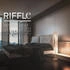 B.K.Licht Briloner Riffle Stehlampe - 4,2W, 400lm, Kabellos, LED, Dimmbar, Touch, German Design Award Winner 2025, Beige