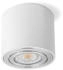 SSC-LUXon LED Aufbaustrahler CELI-2W Aufbaustrahler schwenkbar rund & weiss Spot Strahler mit LED, Warmweiß, Energieeffizienzklasse G (März 2021)