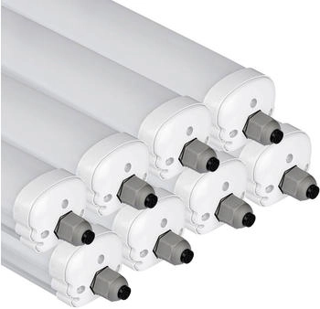 V-TAC Wannenleuchte Deckenlampe LED 8er Set [EEK: E] (etc120388_8er_double)