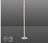 SellTec LED Stehleuchte, platzsparende Stehlampe - Leselampe Leseleuchte Touchdimmer warmweiß, Lampe stufenlos dimmbar, warmweiß… (4250302704595)