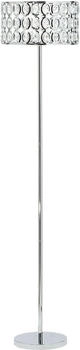Beliani Stehlampe, Silber, Metall, E27, 35x160x35 cm, , Innenbeleuchtung, Stehlampen (800000472319)