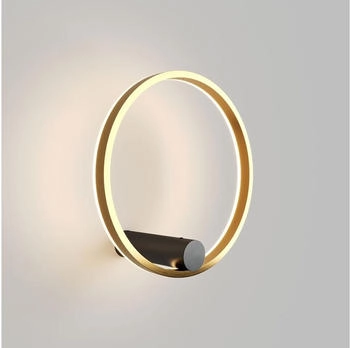 s'luce s.luce Ring Air LED Wand- & Deckenleuchte Ø 40cm rund indirekt (CA1311-1D-400-BK/GD)