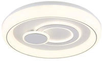GLOBO LIGHTING Deckenleuchte "RUIZ" LED-Modul 1 Stk. warmwei&szlig; - kaltwei&szlig;