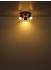 Globo LED Deckenleuchte, schwarz, verstellbar, D 30 cm (144917)