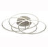 Globo LED Deckenleuchte, Alu, silber, neutralweiß, D 51,5 cm (147418)