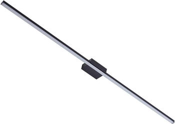 Lucande LED-Spiegellampe Kivana, schwarz, Metall, 120cm IP44 (10020131)