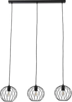 Lindby Pendelleuchte 'Danika' (Modern) in Schwarz aus Metall (3 flammig, E27) (10030660)
