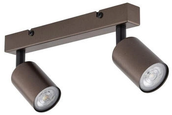 Licht-Erlebnisse LE111528 Spot Strahler Lidia GU10 aus Metall in Braun Deckenstrahler Deckenlampe