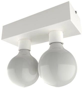 Lumicom L+ Deckenleuchte aus Metall, eckige Form, Länge 25 cm weiß (303003000069)